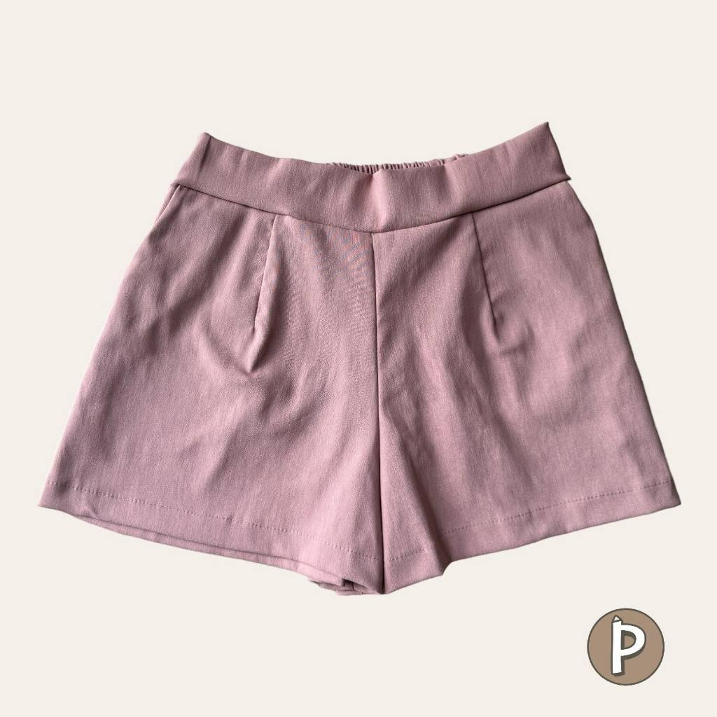 Pambahaymnl Tucked Woven Short