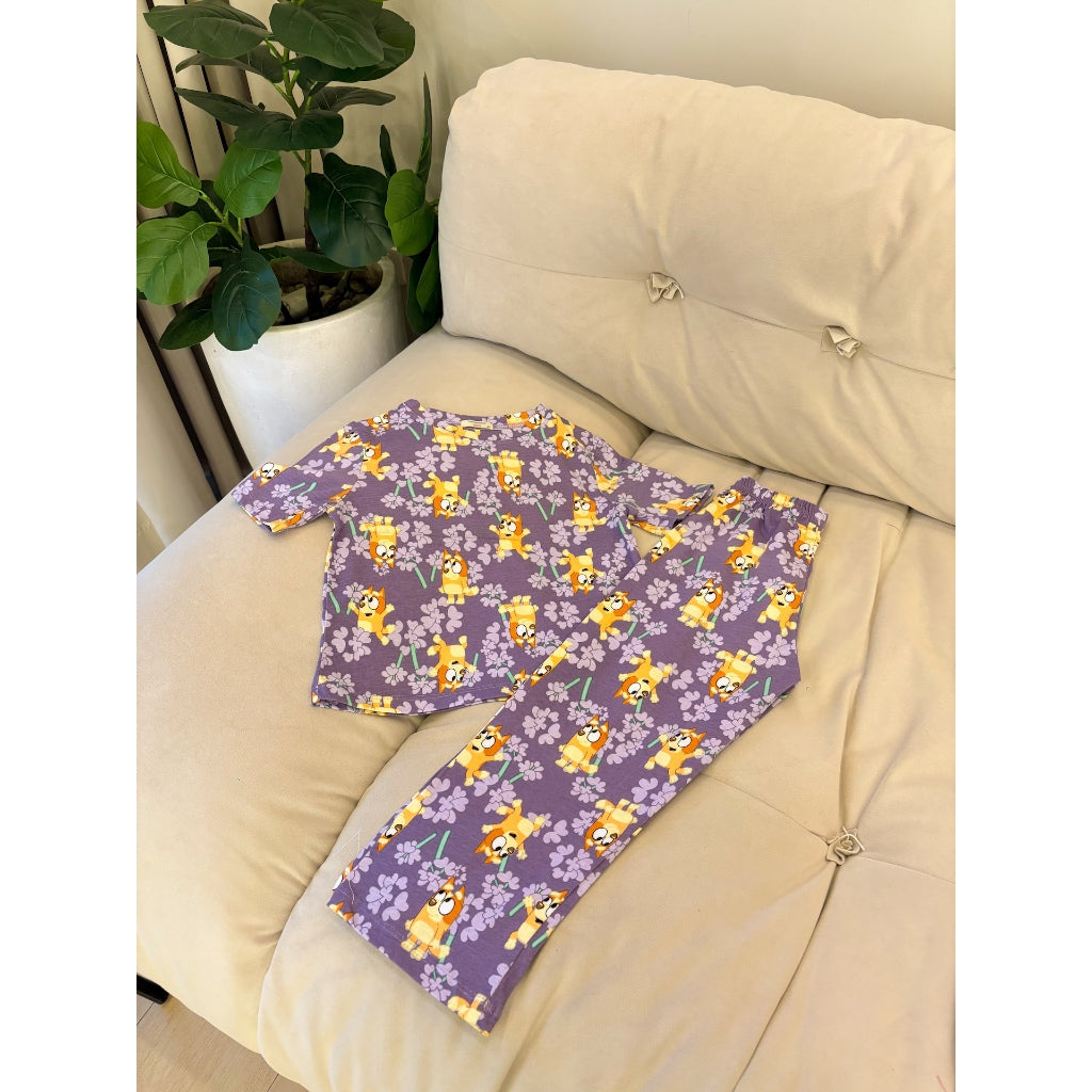 Pambahaymnl Kids Cotton Printed Pjs Lounge Set