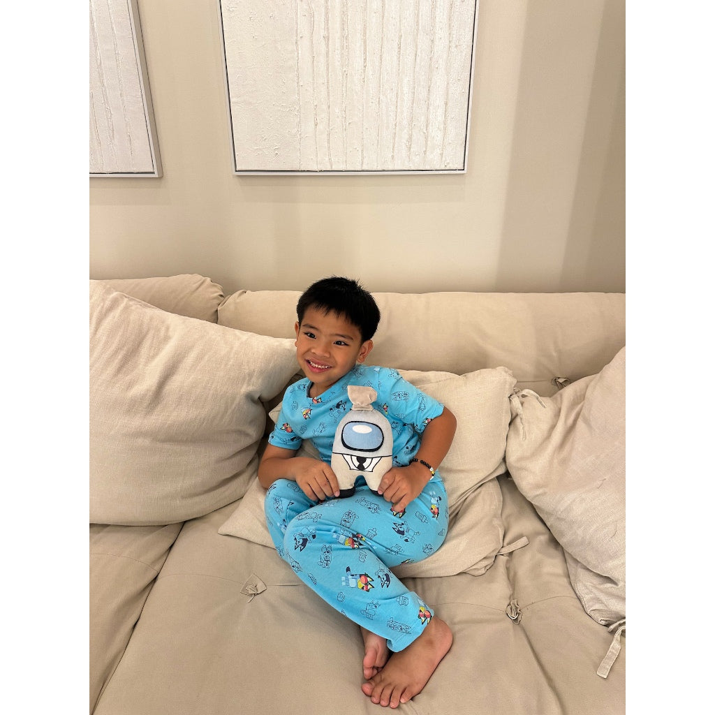 Pambahaymnl Kids Cotton Printed Pjs Lounge Set