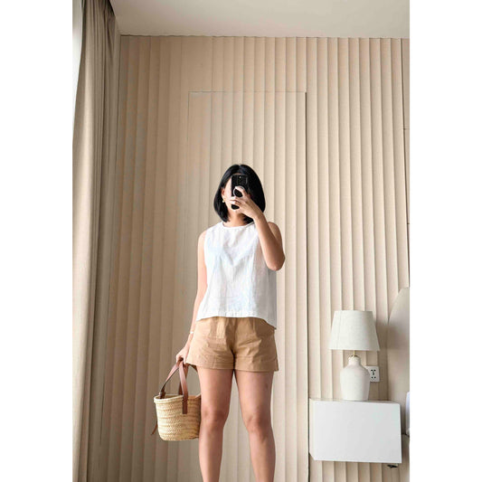 Pambahaymnl Linen Pocket Short
