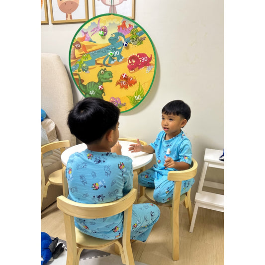 Pambahaymnl Kids Cotton Printed Pjs Lounge Set