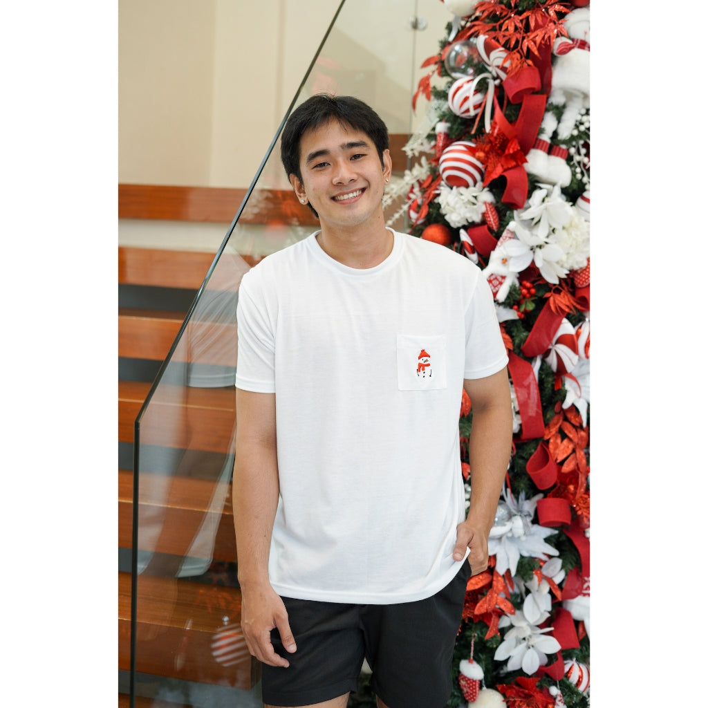 Pambahaymnl Men Christmas Pocket Tee