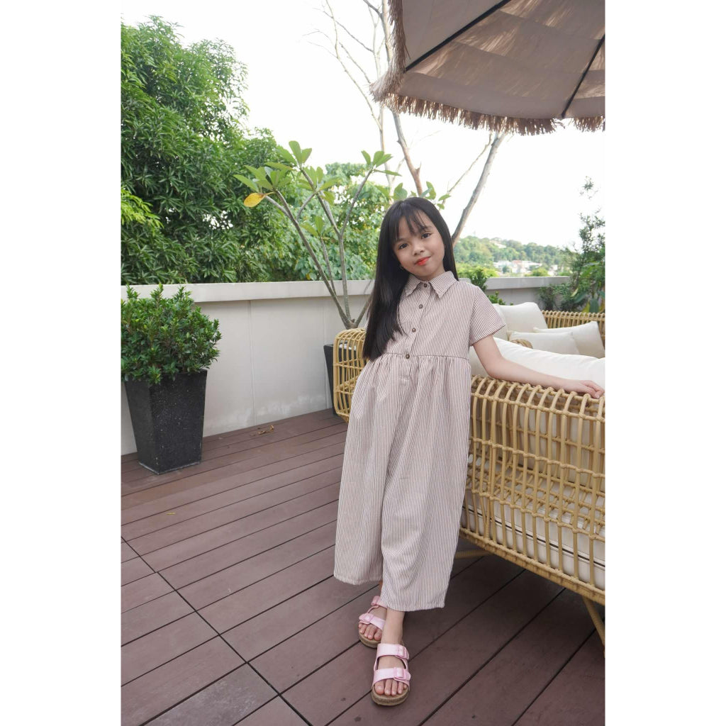 Pambahaymnl Kids Stripes Jumpsuit
