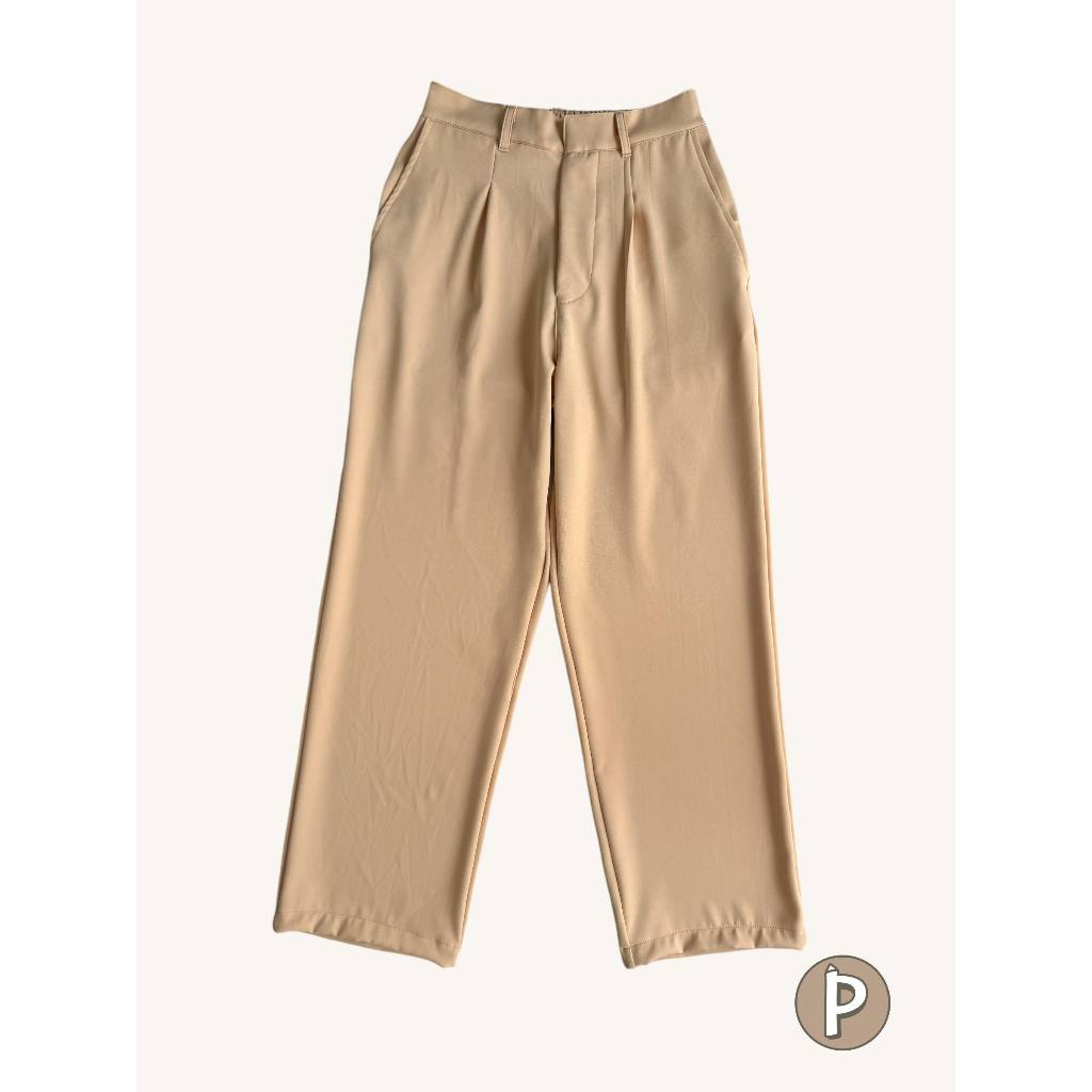 Pambahaymnl Twill Pleated Pants