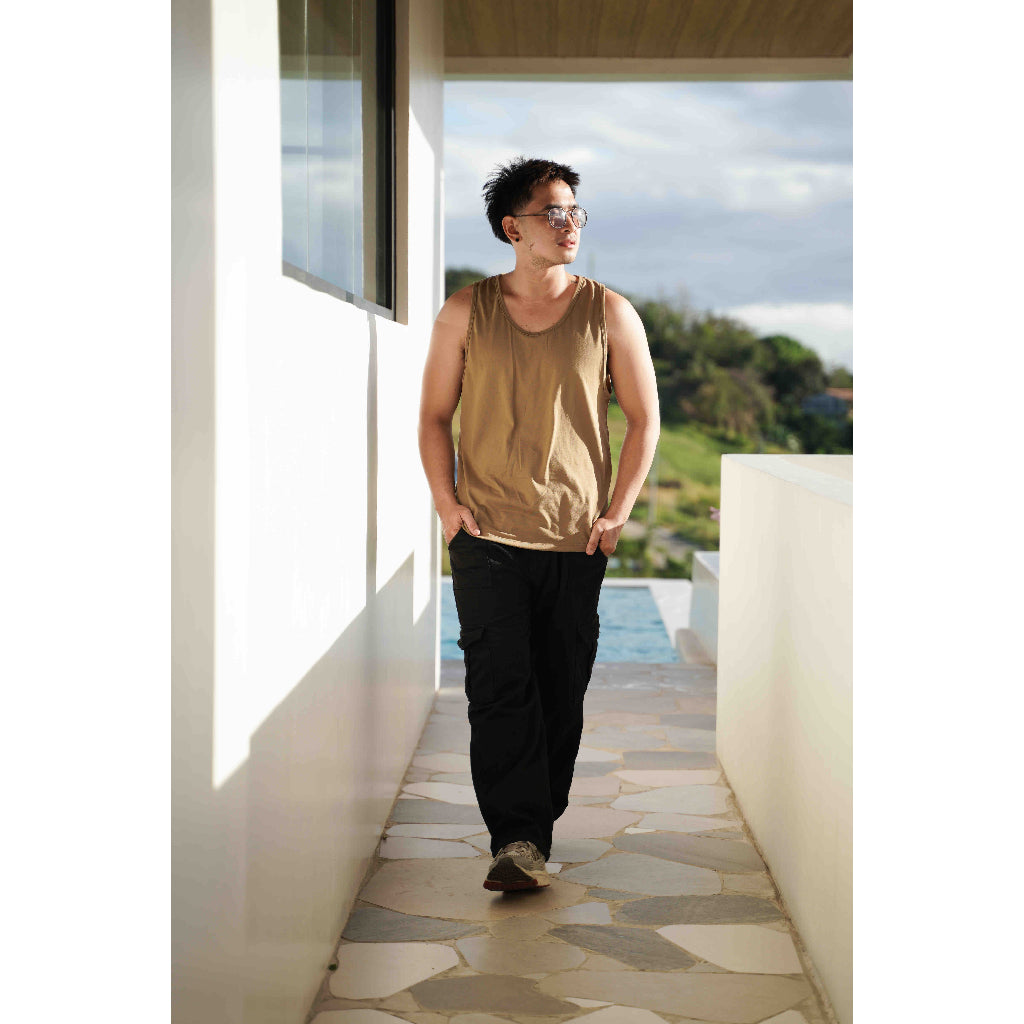 Pambahaymnl Men Cotton Colored Sando