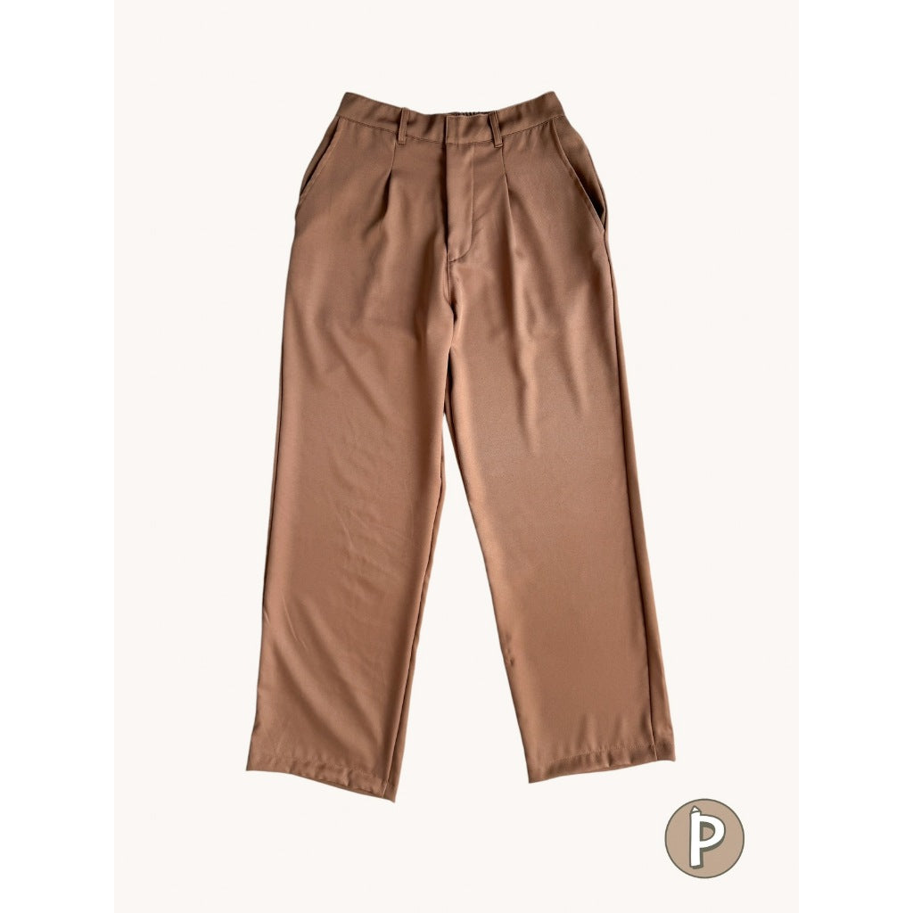 Pambahaymnl Twill Pleated Pants