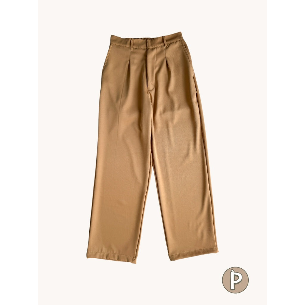 Pambahaymnl Twill Pleated Pants