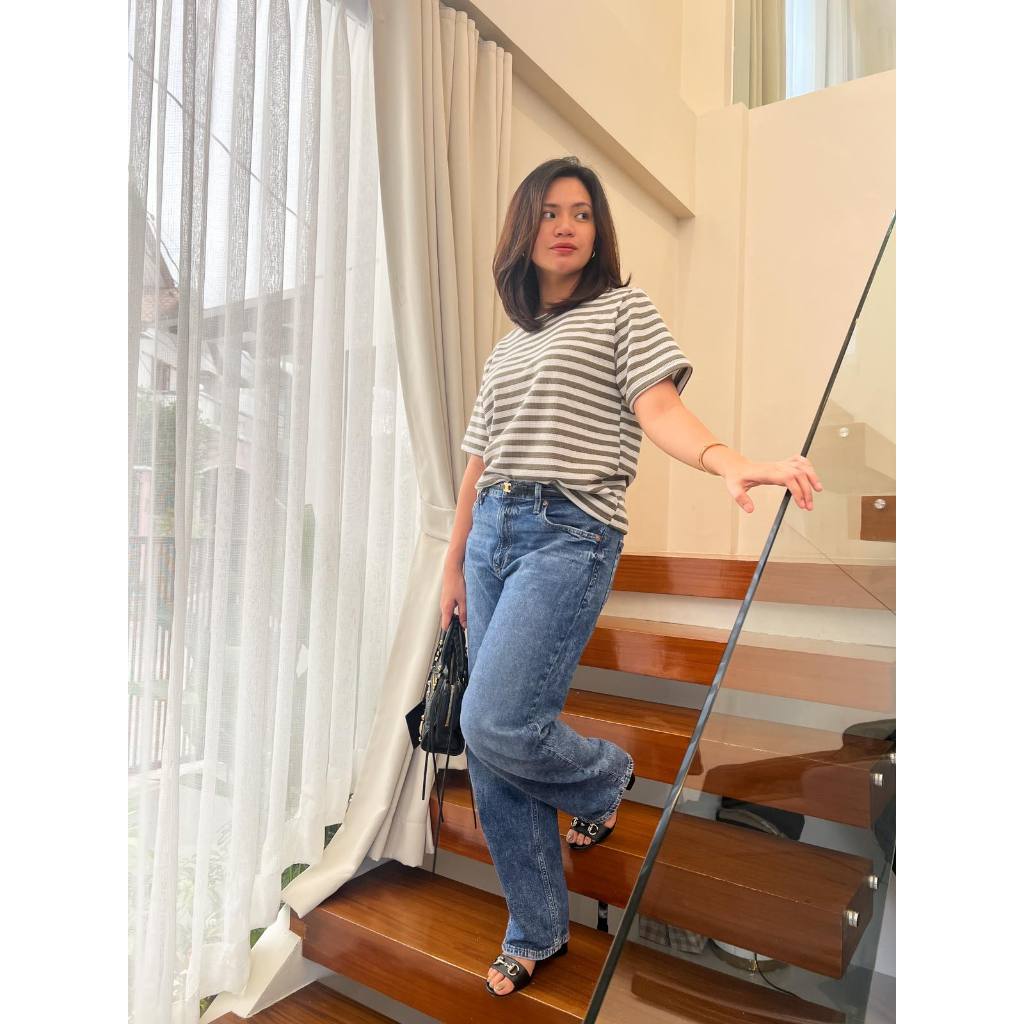 Pambahaymnl Waffle Stripes Top