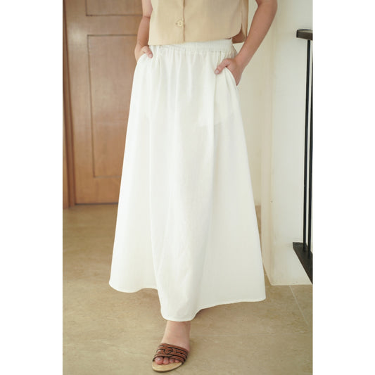 Pambahaymnl Flowy A-Line Long Skirt