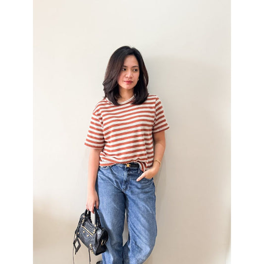 Pambahaymnl Waffle Stripes Top