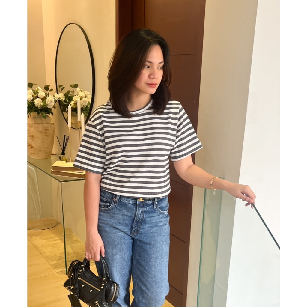 Pambahaymnl Waffle Stripes Top