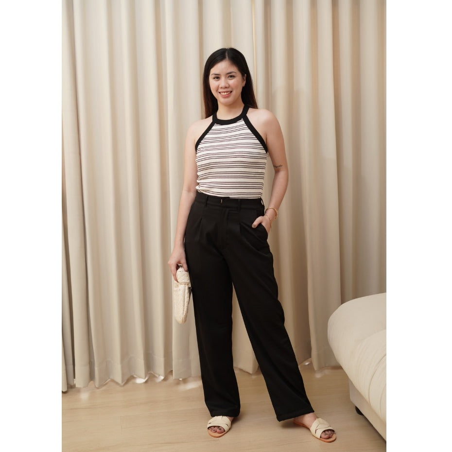 Pambahaymnl Twill Pleated Pants