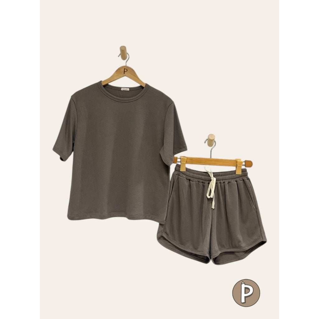 Pambahaymnl Waffle Knit Lounge Set
