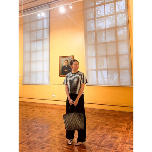 Pambahaymnl Stripes Boxy Tee