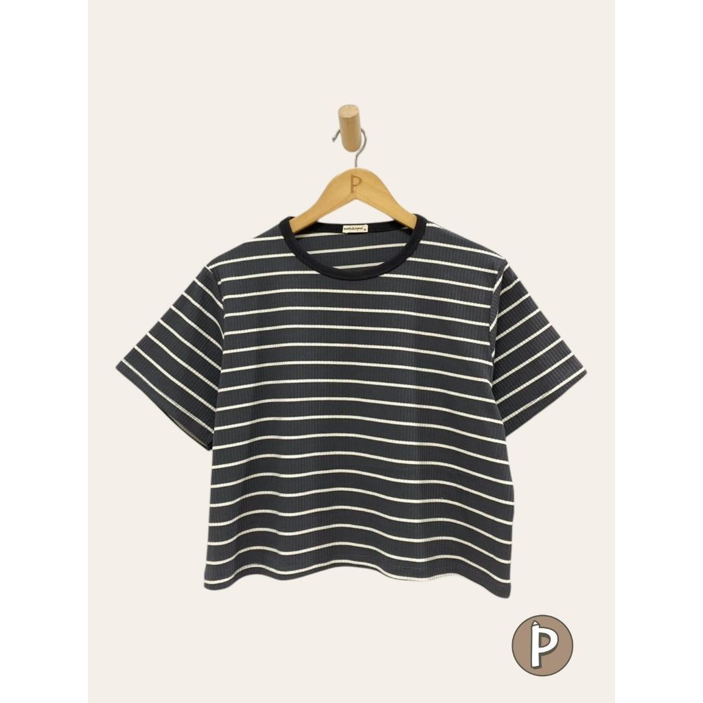 Pambahaymnl Stripes Boxy Tee