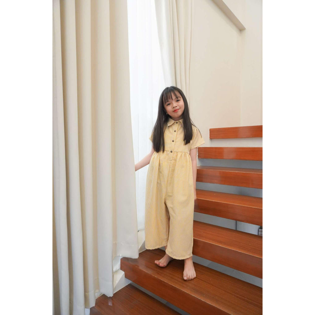 Pambahaymnl Kids Stripes Jumpsuit