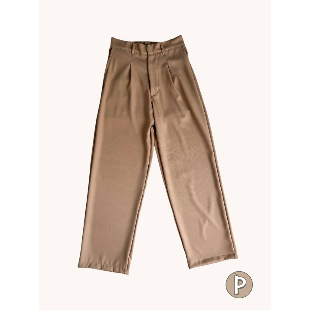 Pambahaymnl Twill Pleated Pants