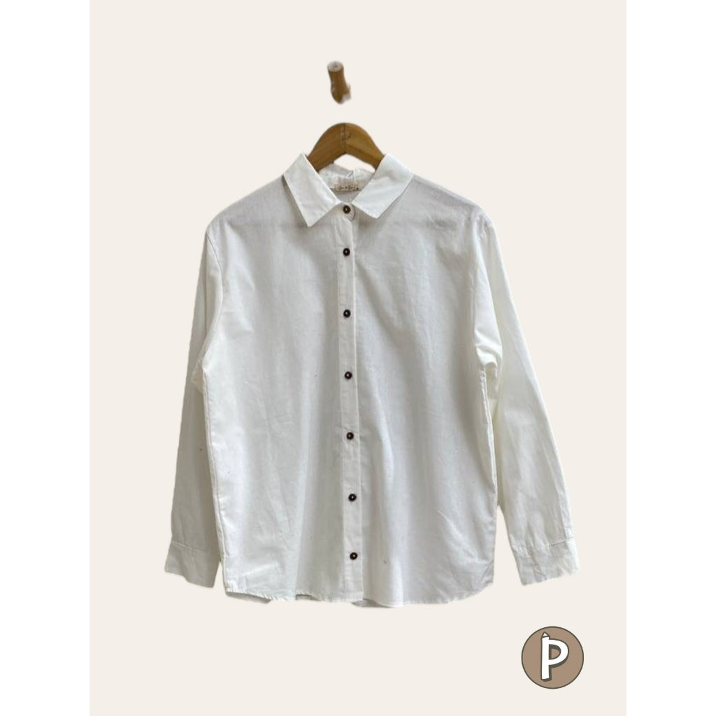 Pambahaymnl Longsleeve Linen Top