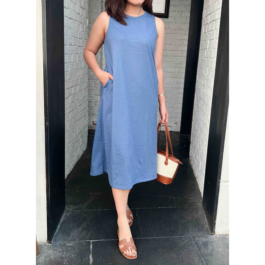 Pambahaymnl Sleeveless Jersey Dress