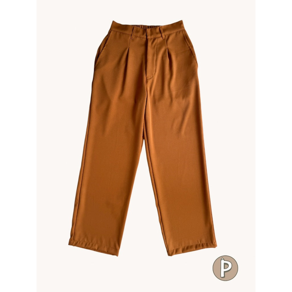 Pambahaymnl Twill Pleated Pants