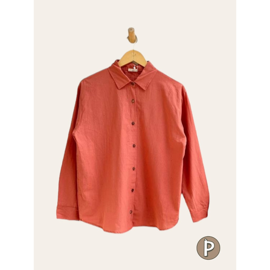 Pambahaymnl Longsleeve Linen Top