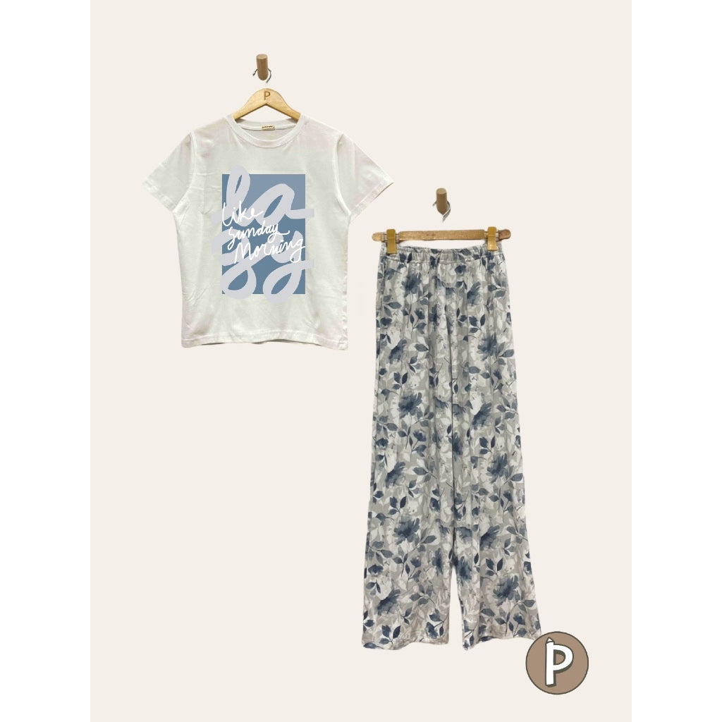 Pambahaymnl Printed Pjs Lounge Set