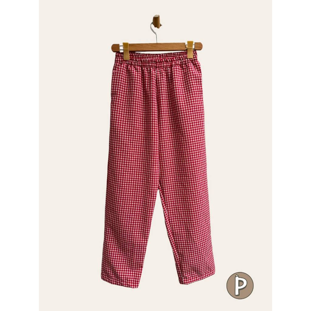 Pambahaymnl Gingham Pants