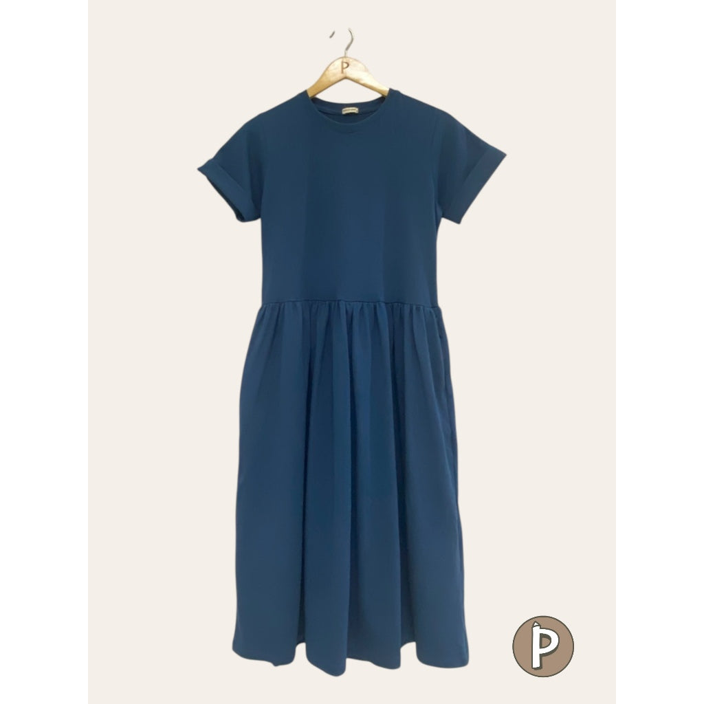 Pambahaymnl Shirred Midi Dress