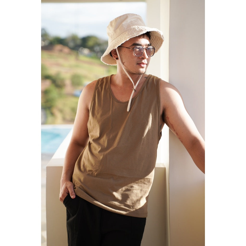 Pambahaymnl Men Cotton Colored Sando