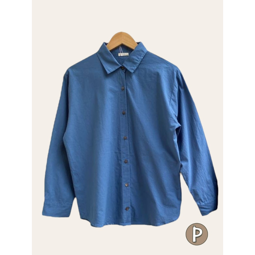 Pambahaymnl Longsleeve Linen Top