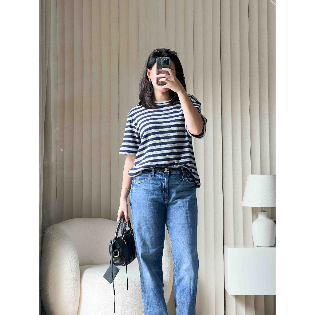 Pambahaymnl Waffle Stripes Top