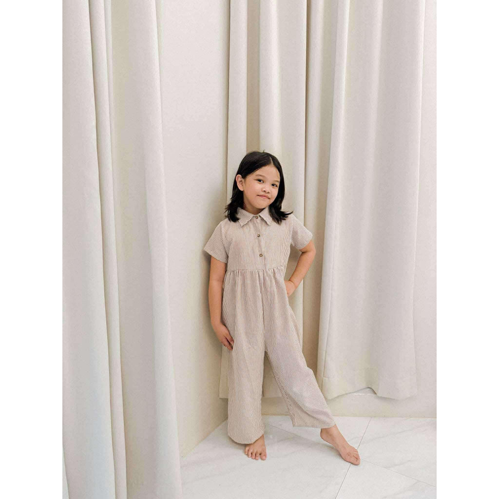 Pambahaymnl Kids Stripes Jumpsuit