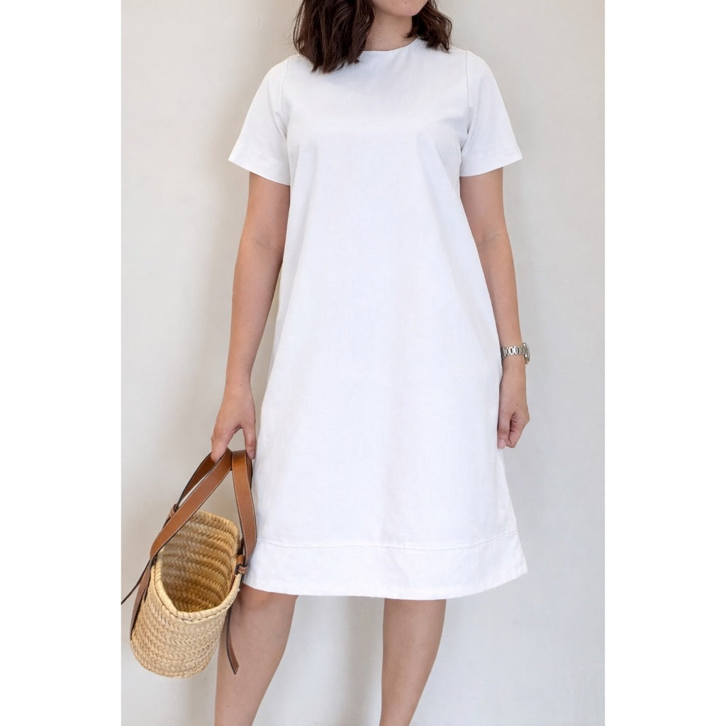 Pambahaymnl Linen Shift Dress