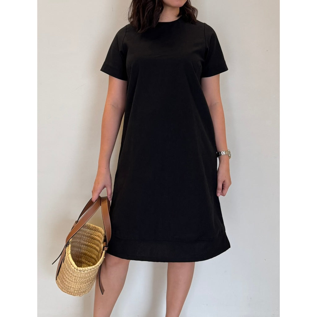 Pambahaymnl Linen Shift Dress