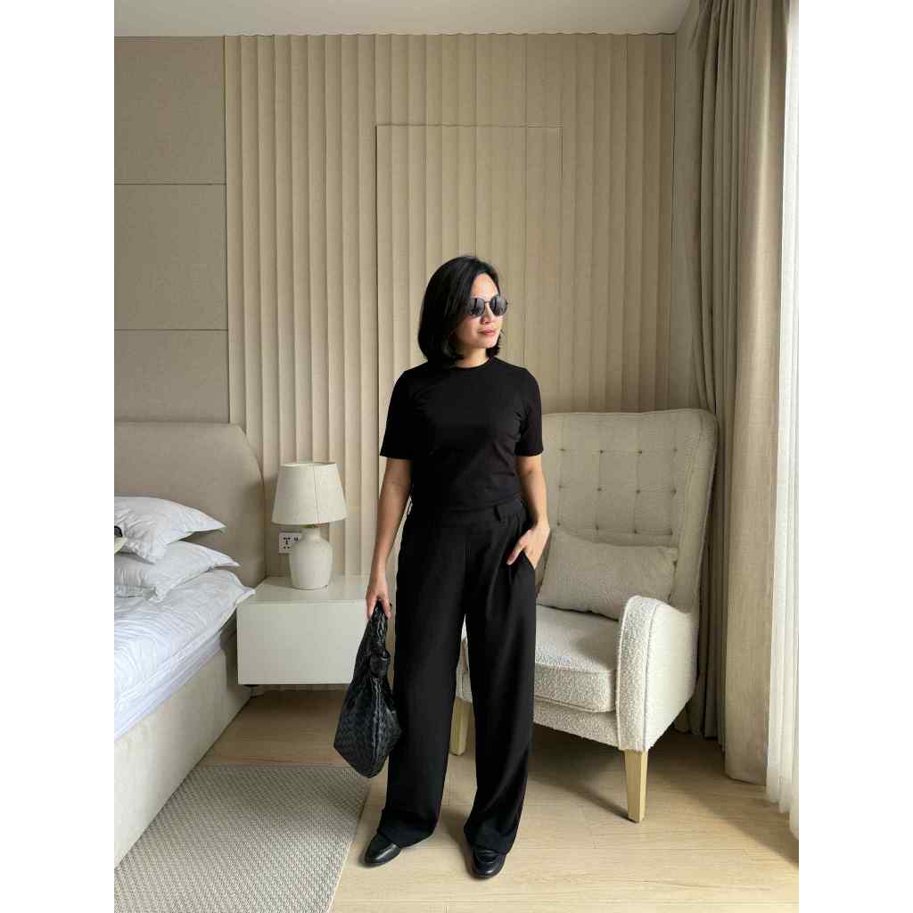 Pambahaymnl New Twill Straight Loose Pants