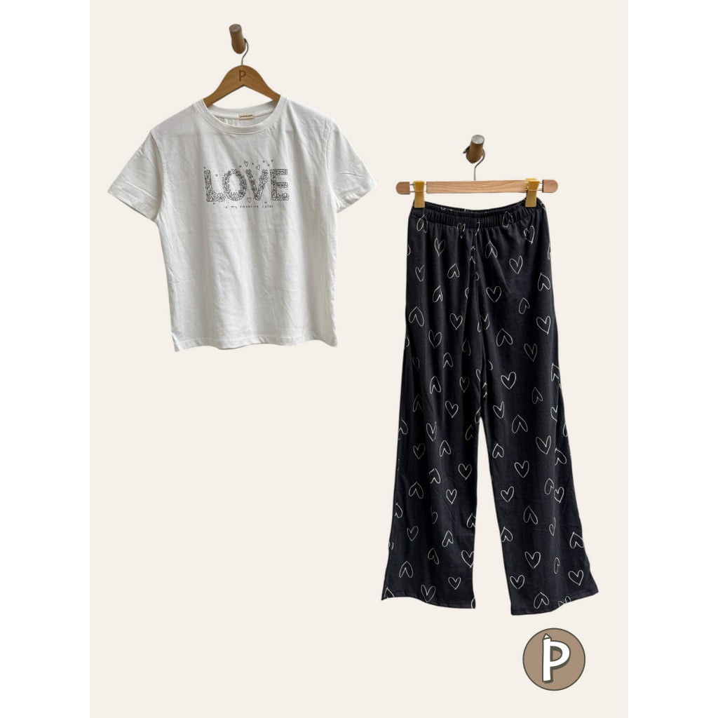 Pambahaymnl Printed Pjs Lounge Set