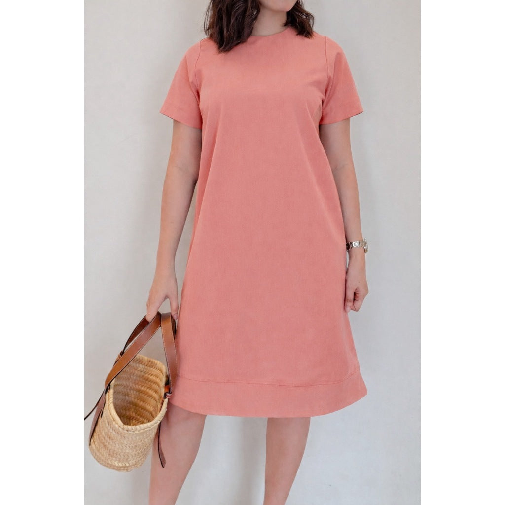 Pambahaymnl Linen Shift Dress