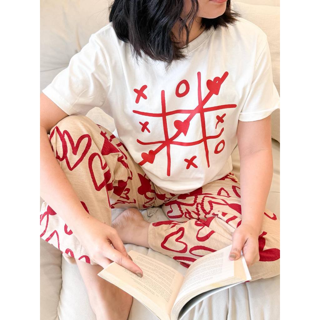 Pambahaymnl Printed Pjs Lounge Set