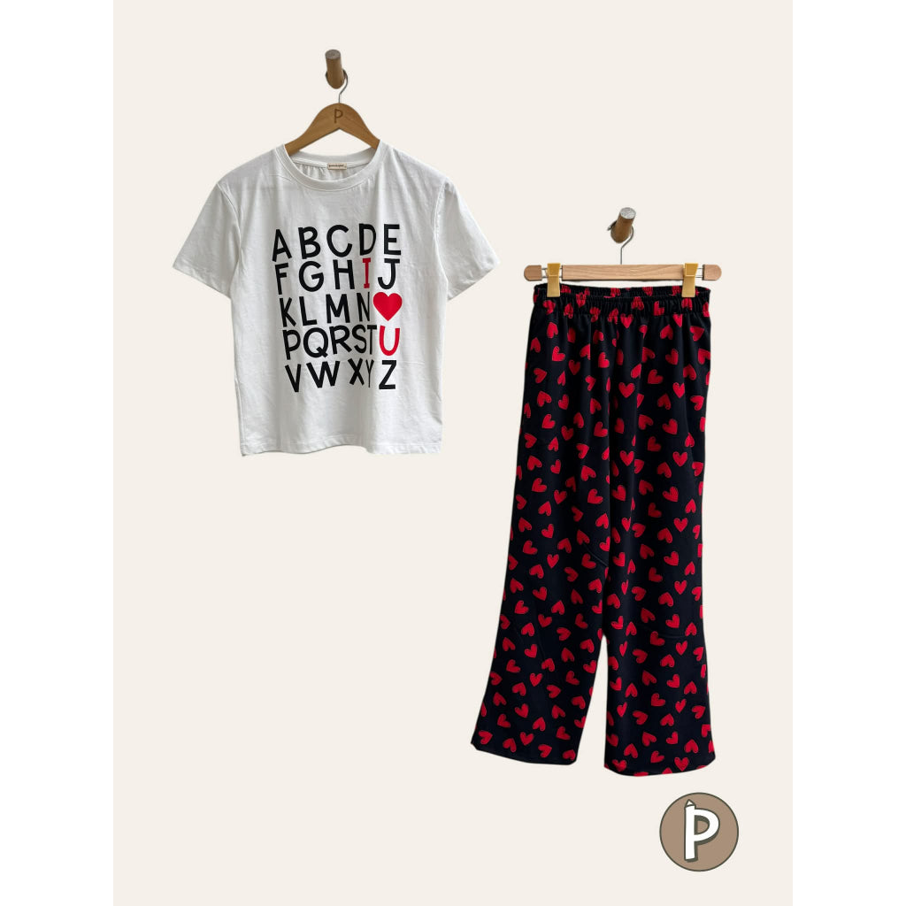 Pambahaymnl Printed Pjs Lounge Set