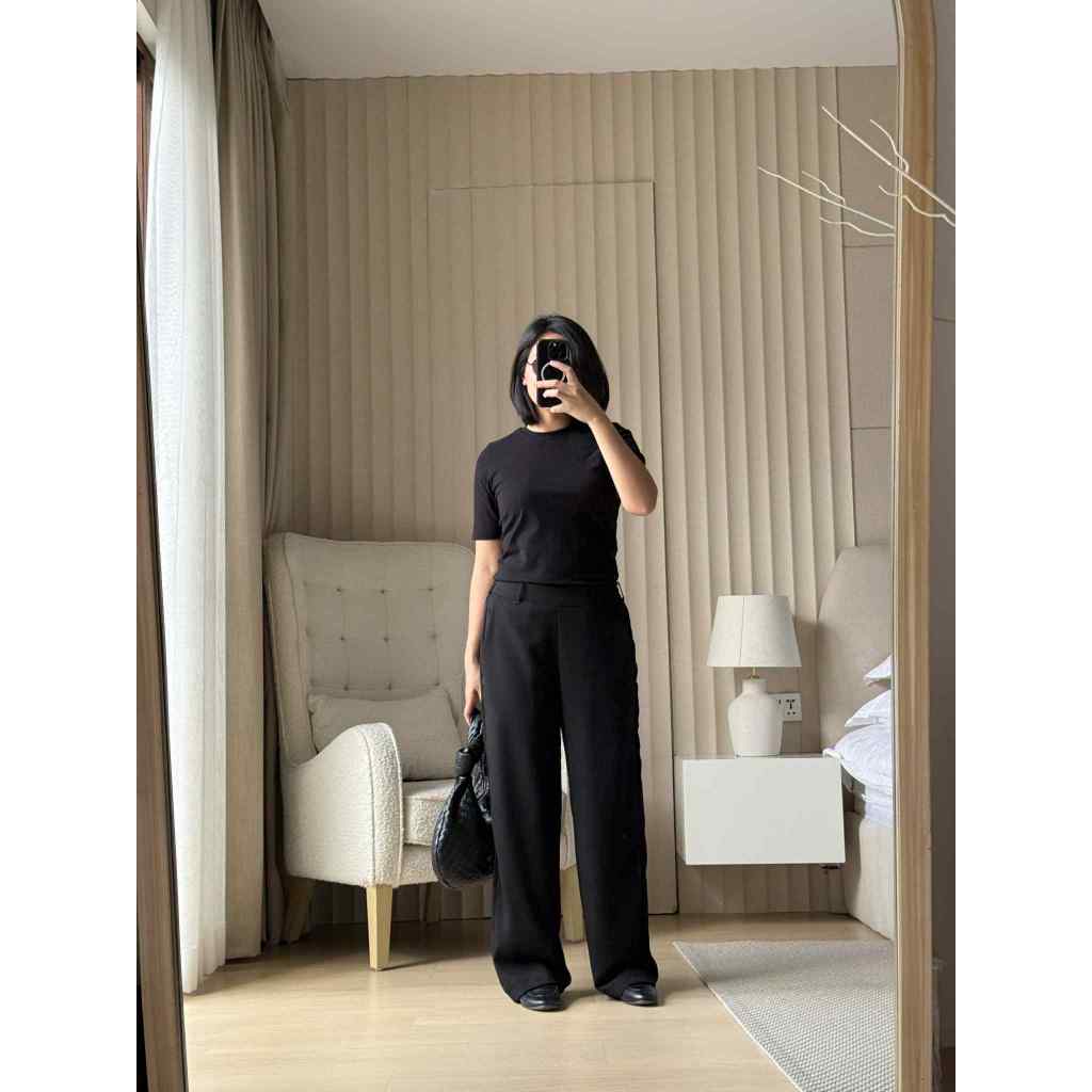 Pambahaymnl New Twill Straight Loose Pants
