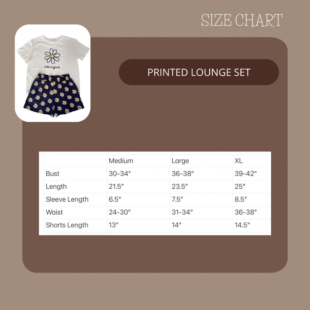 Pambahaymnl Cotton Printed Lounge Set