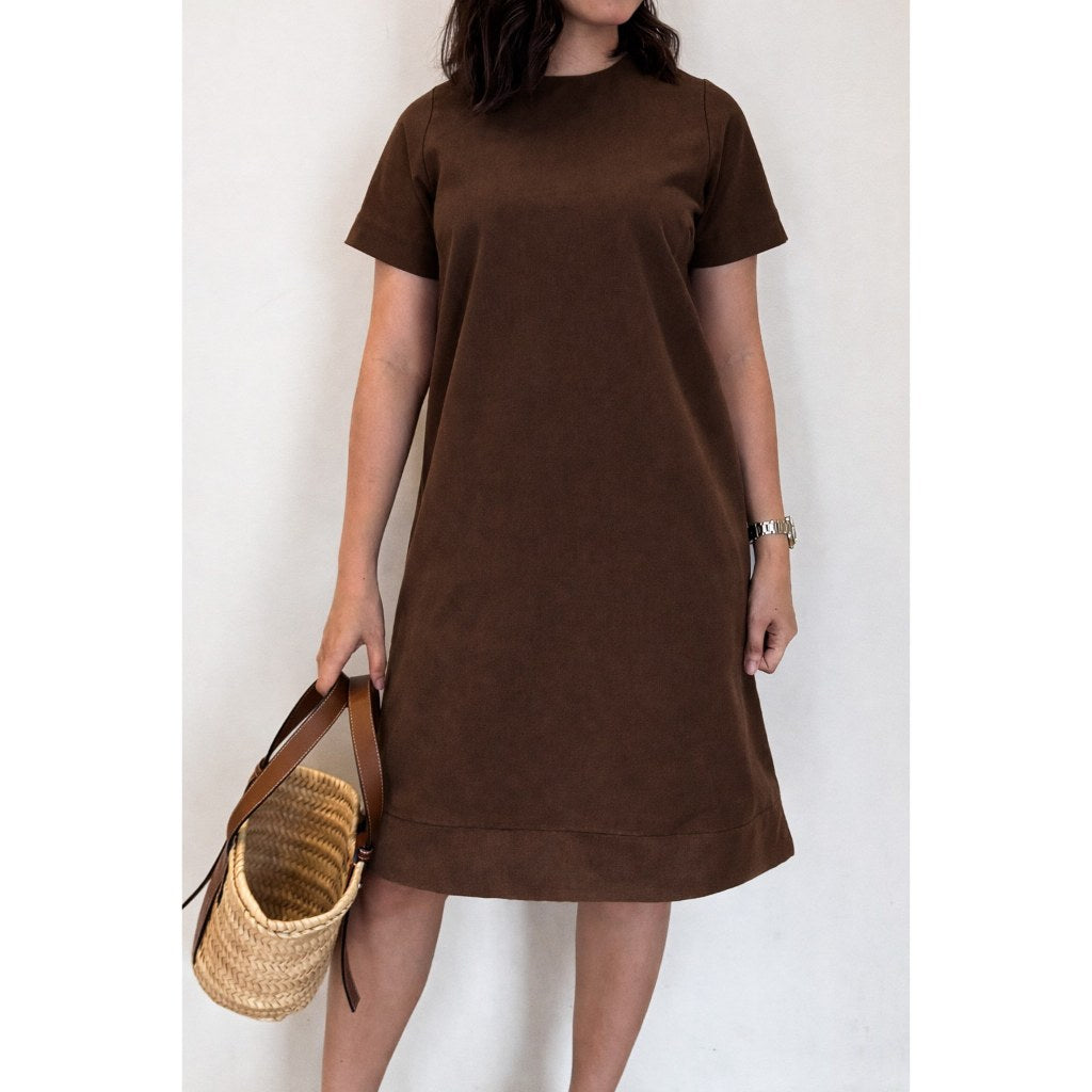 Pambahaymnl Linen Shift Dress