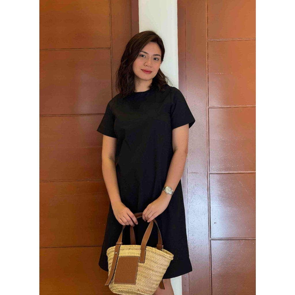 Pambahaymnl Linen Shift Dress