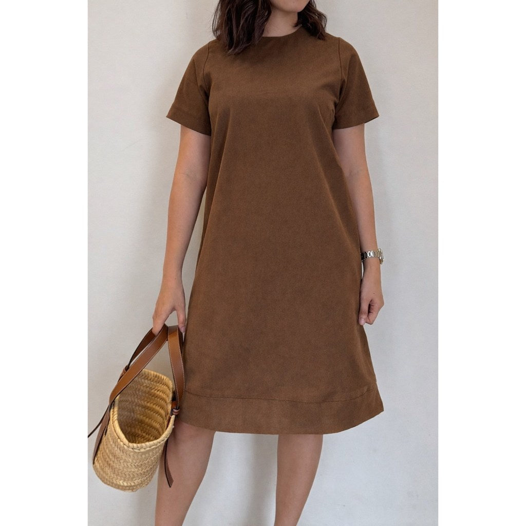 Pambahaymnl Linen Shift Dress