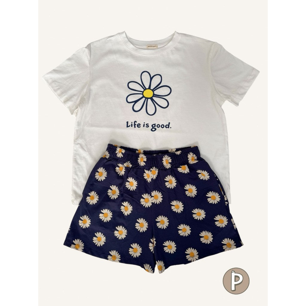 Pambahaymnl Cotton Printed Lounge Set