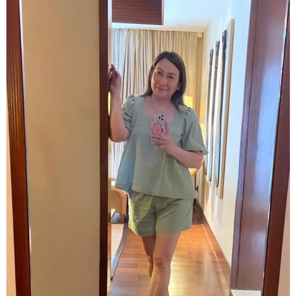Pambahaymnl Puff Linen Set