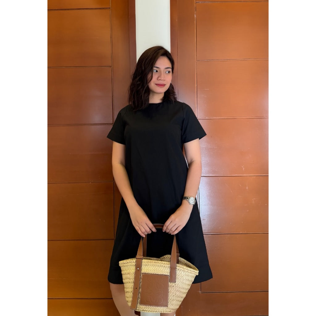 Pambahaymnl Linen Shift Dress