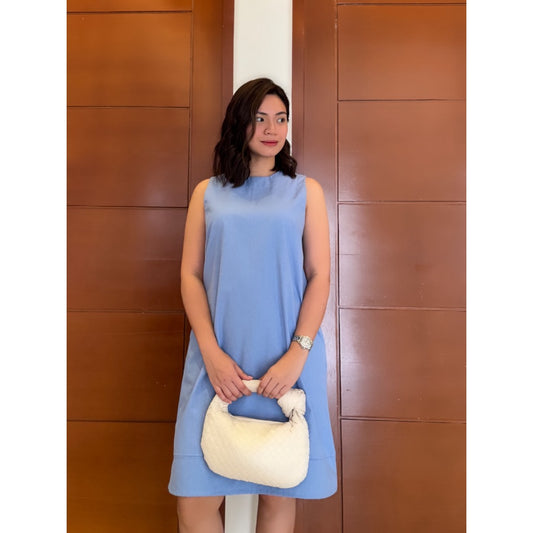 Pambahaymnl Sleeveless Premium Linen Shift Dress