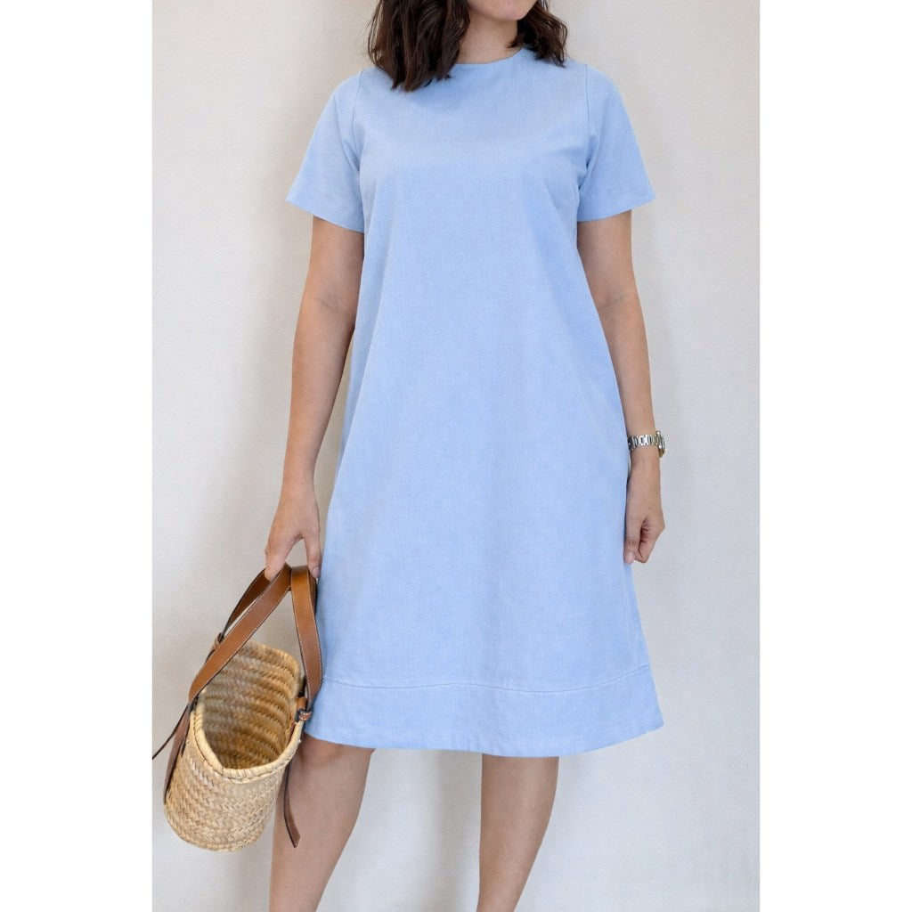 Pambahaymnl Linen Shift Dress