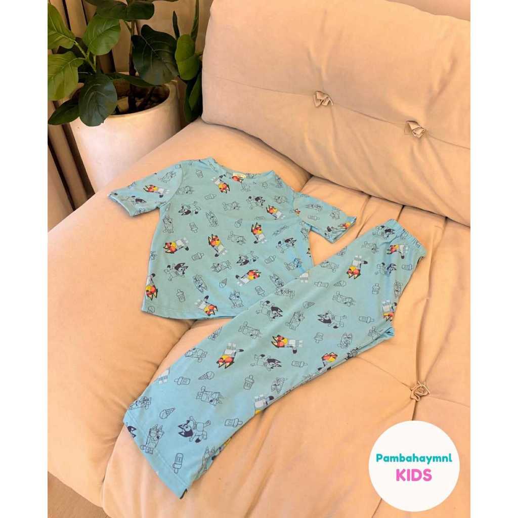 Pambahaymnl Kids Cotton Printed Pjs Lounge Set